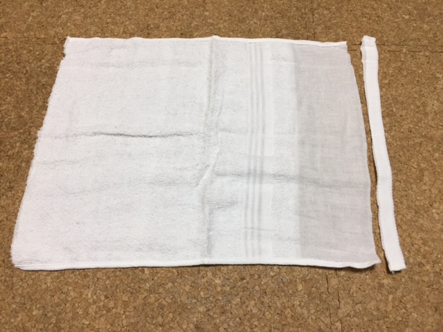 雑巾の作り方 簡単 縫い方は手縫いでもok タオルの四つ折りで