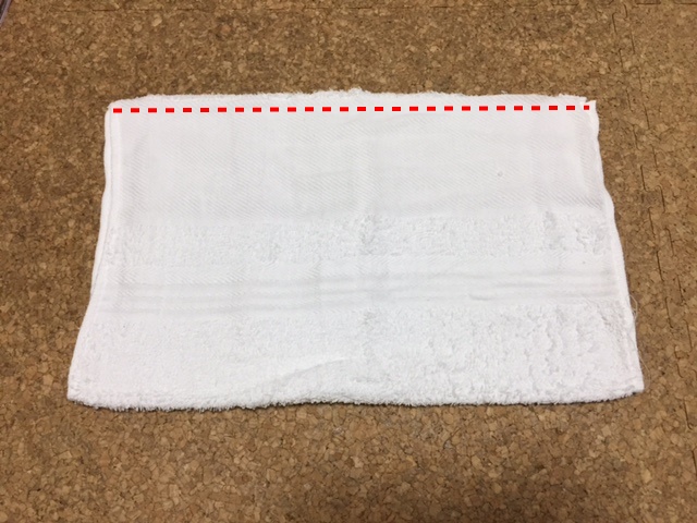 雑巾の作り方 簡単 縫い方は手縫いでもok タオルの四つ折りで